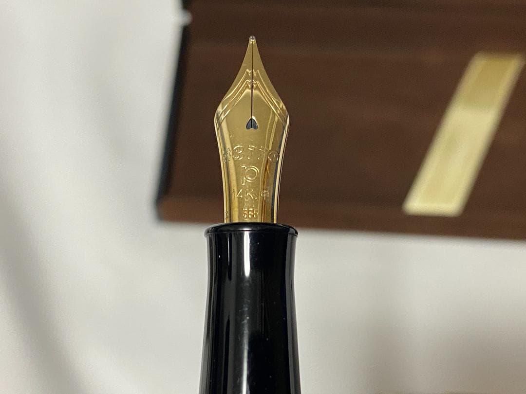 PLATINUM 3776 CENTURY 万年筆 ギャザード M 14K