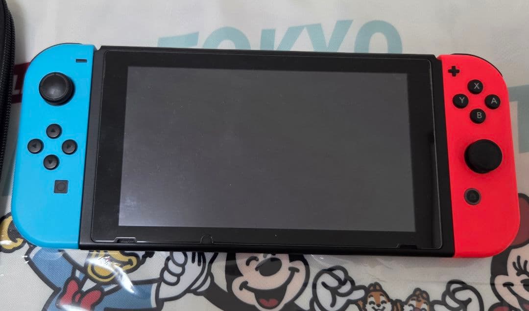 Nintendo Switch 本体 青/赤 ケース付き