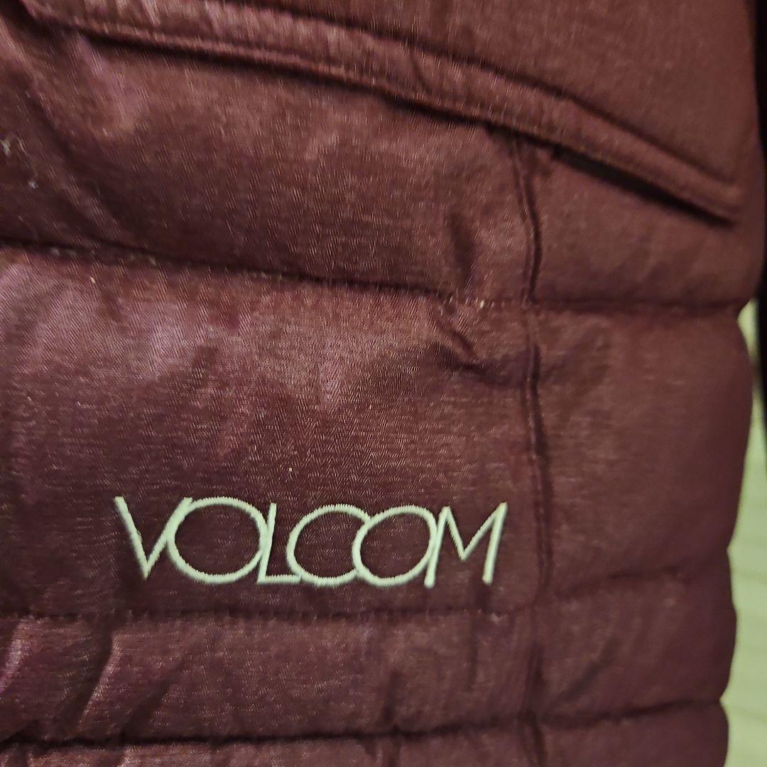 美品　VOLCOMボルコム　ダウン混ウインタージャケット　レディースSPボーイズ