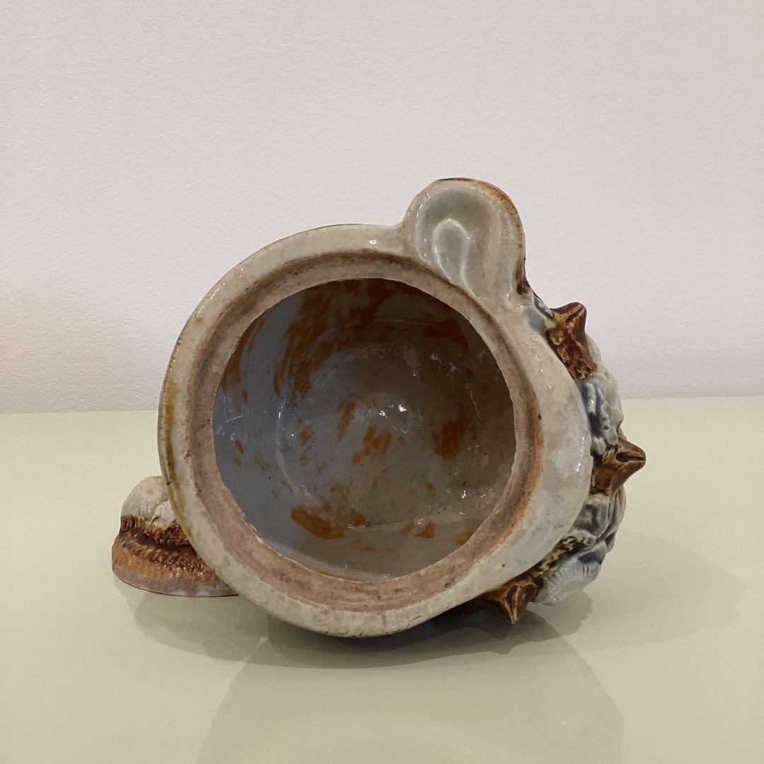 古平戸　サザエ　蓋物　江戸後期