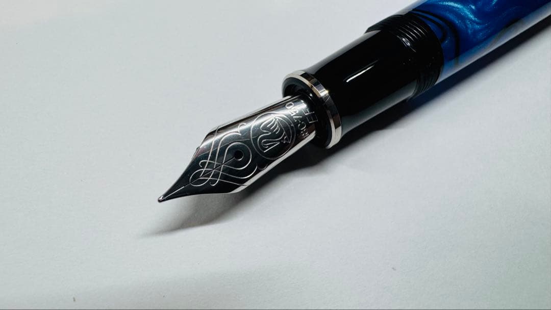 ペリカン スーベレーン M805 ブルーデューン　ニブEF　Pelikan