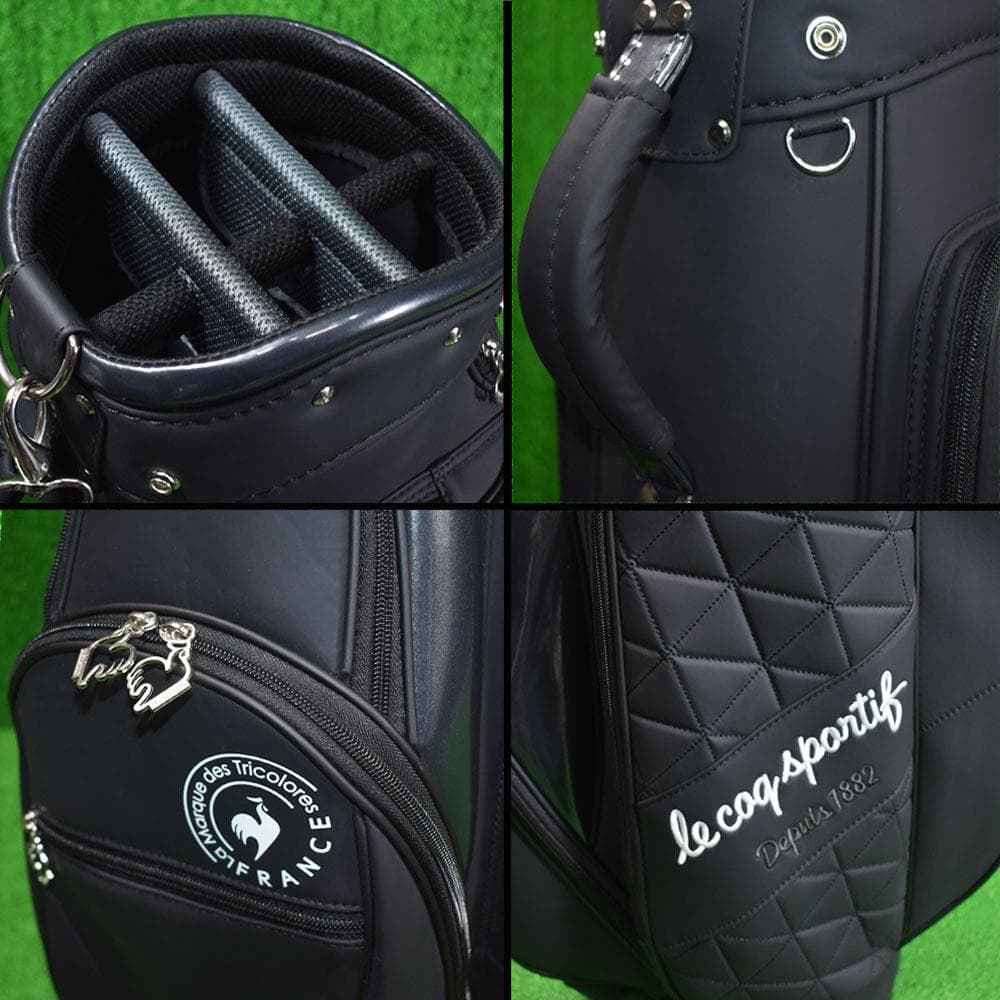 ルコックスポルティフ/ゴルフ レディース キャディバッグ８.５型 超美品！