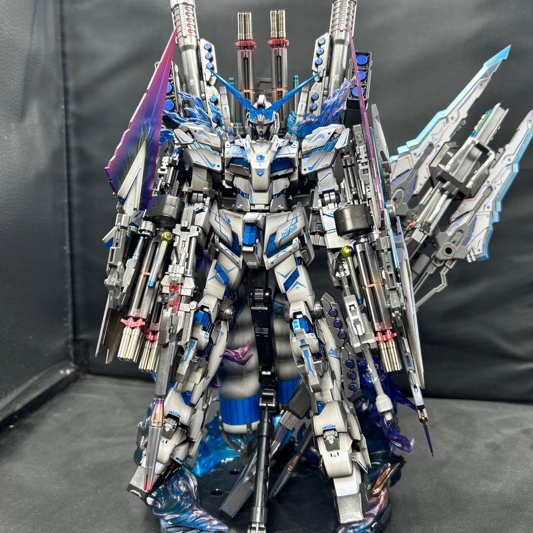 ガンプラ　塗装済み完成品　オリジナルカラー　グラデーション塗装　ミキシング