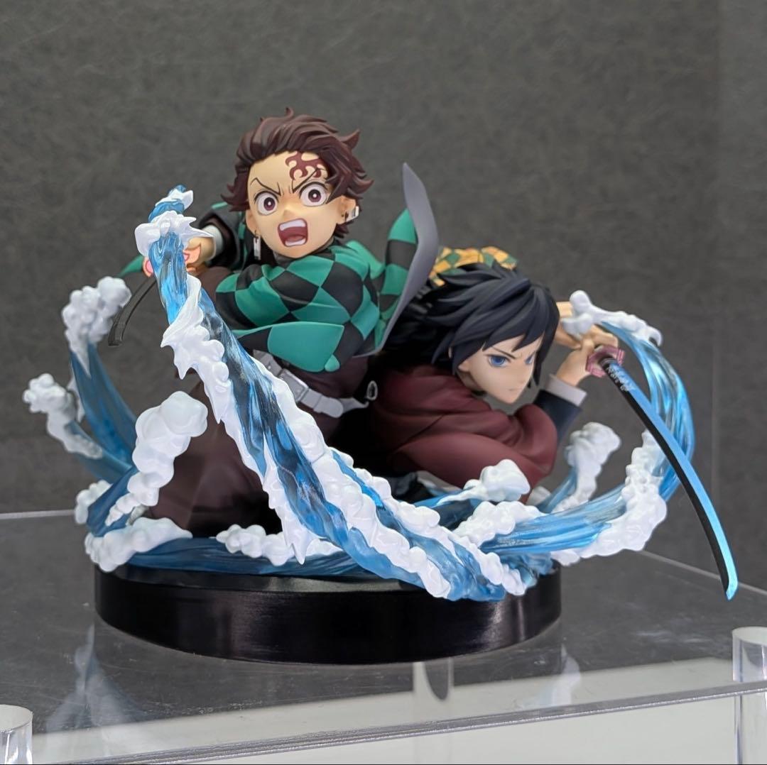 アニプレックスオンラインくじ　A賞　竈門炭治郎　冨岡義勇　ノンスケールフィギュア