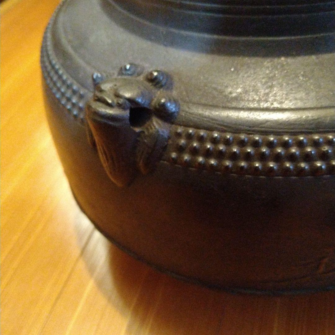 【逸品】茶道具　甑口釜　八景地紋　天猫　浄心極