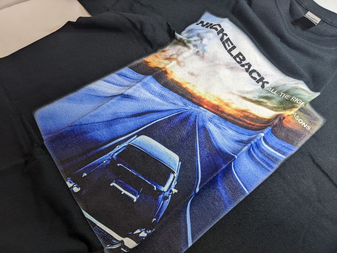 新品 NICKELBACK バンドTシャツ ニッケルバック GILDAN シャツ