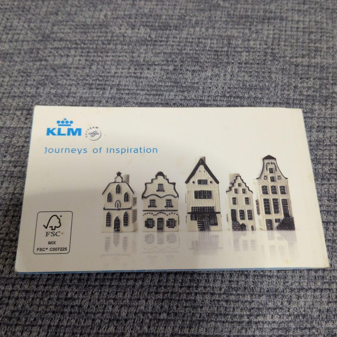 オランダ航空 ミニチュア ブルーハウス コレクション ブック