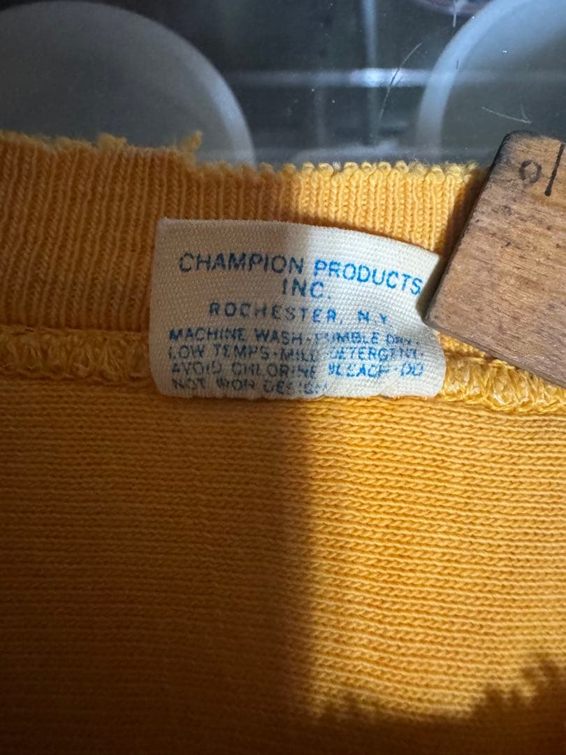 チャンピオン　バータグ　フットボールtシャツ 70s