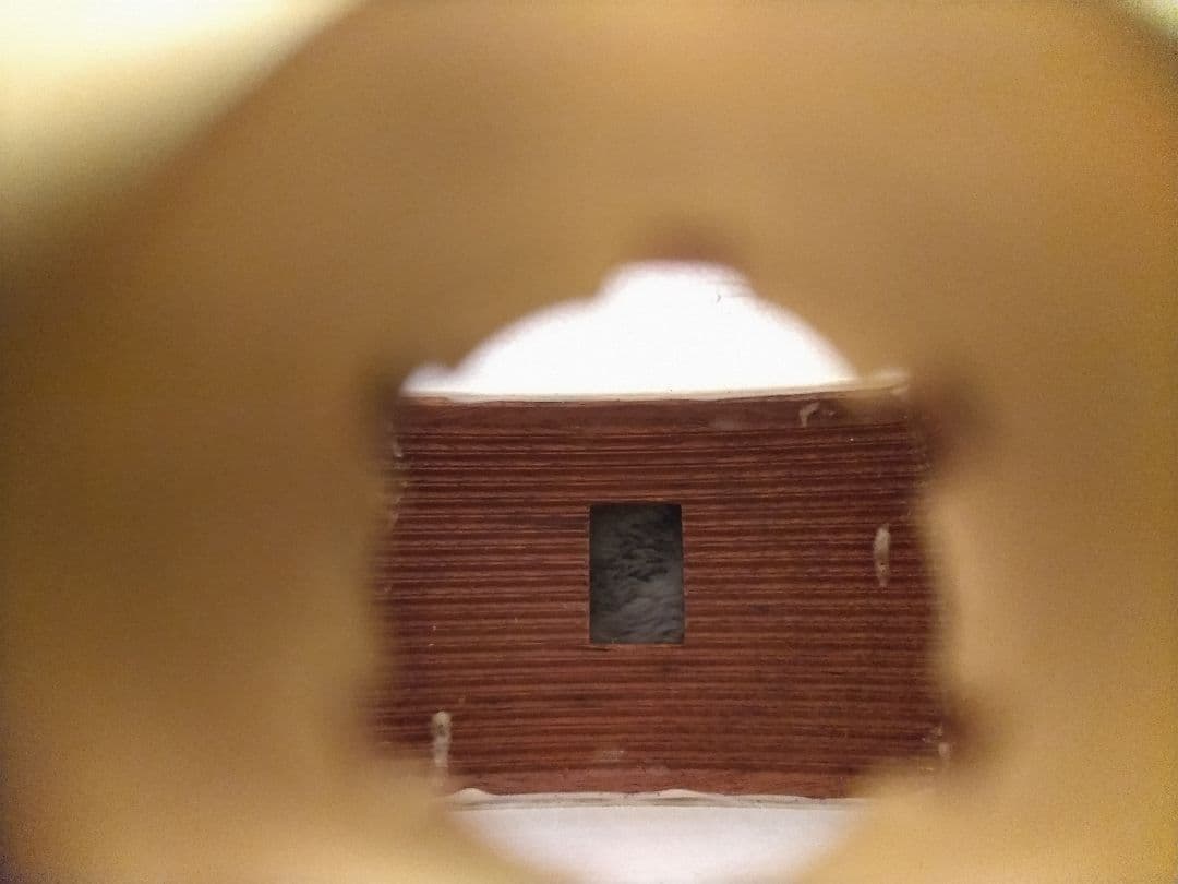 ③【津軽三味線（すだれ彫り胴）】