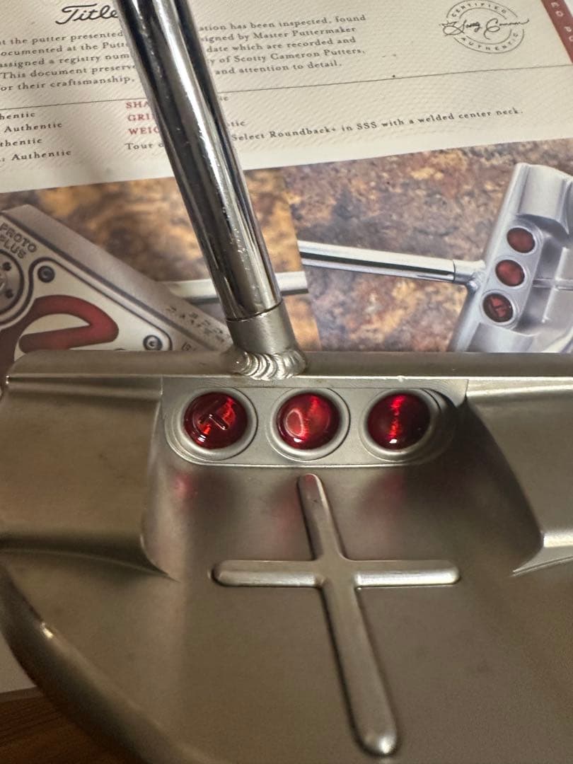 SCOTTY CAMERON(スコッティキャメロン)ツアー限定支給品証明書有