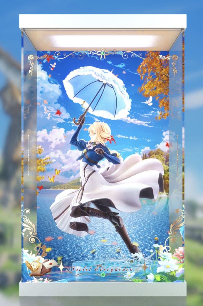 ヴァイオレットエヴァーガーデン&専用展示ケース☆日本未発売