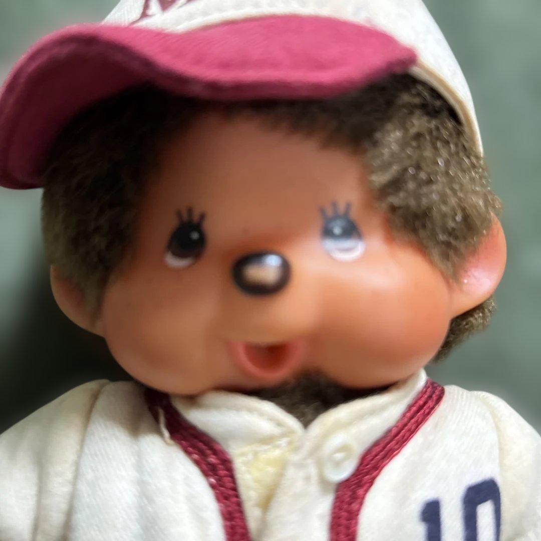 モンチッチ　ぬいぐるみ　野球