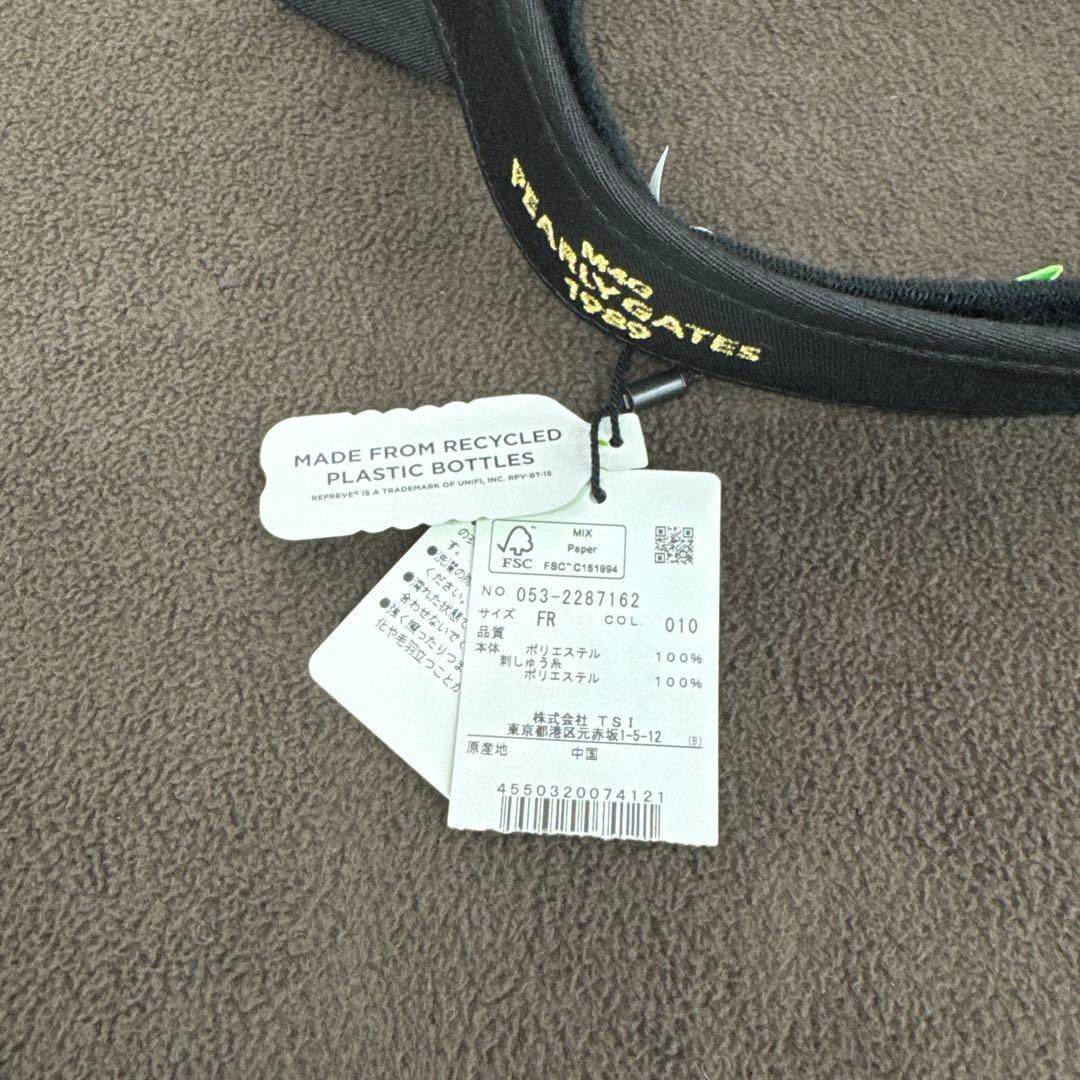 パーリーゲイツ　原英莉花プロ　サンバイザー　黒