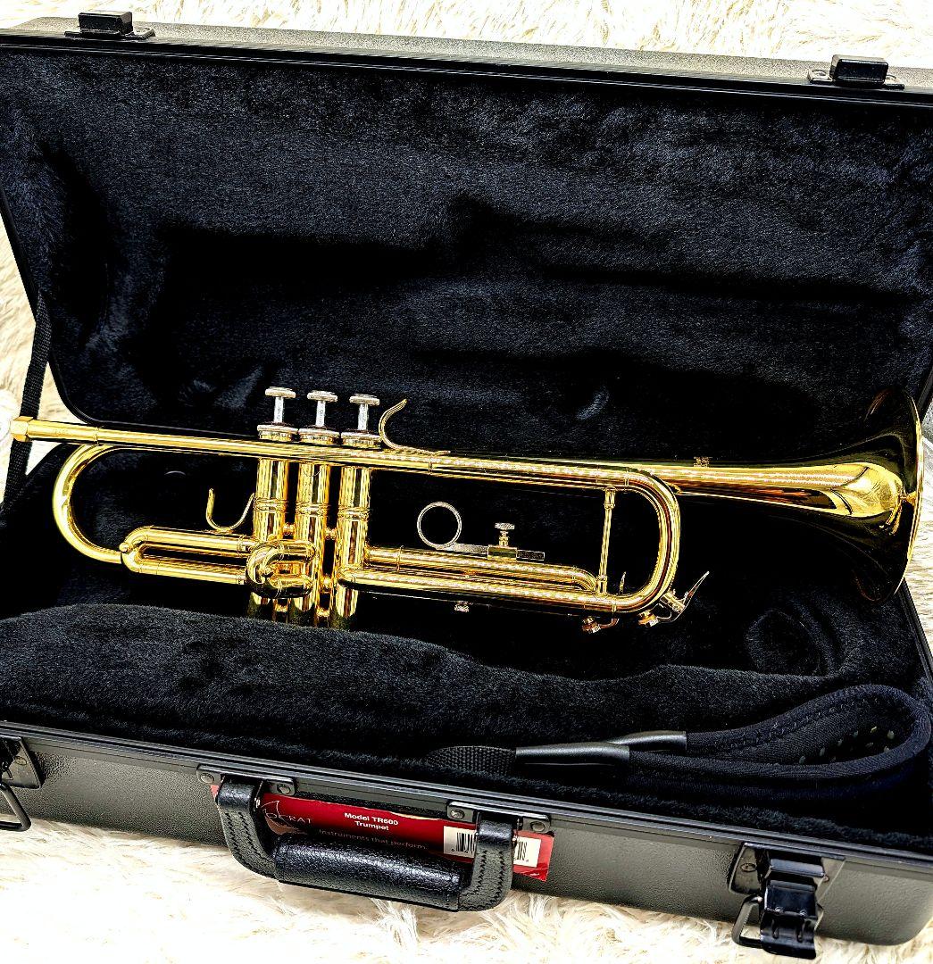 1/19迄限定●Bach TR-600 トランペット本体 ケース付メンテナンス済