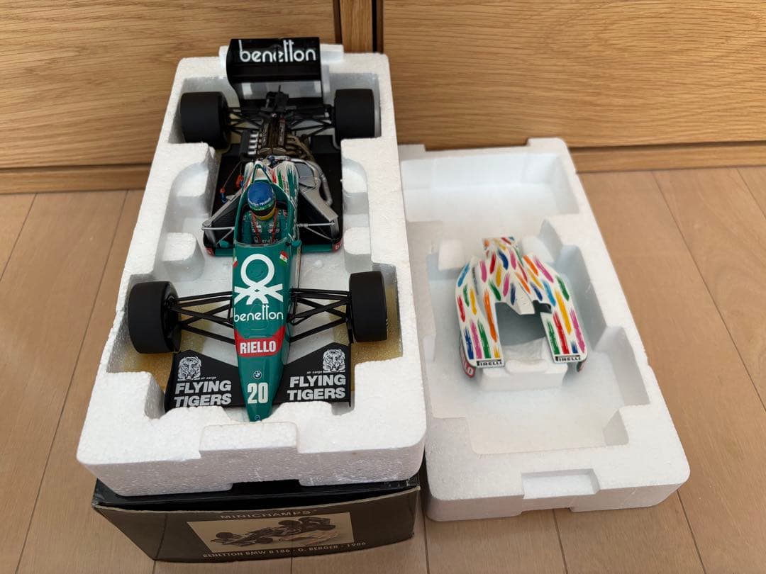 ベネトン B186 G.ベルガー 1986 1/18 MINICHAMPS