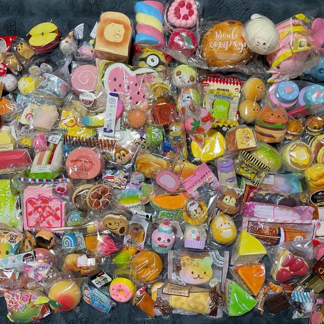 153個 スクイーズ 大量まとめ売り 153個 食べ物系 可愛い系 おもちゃ