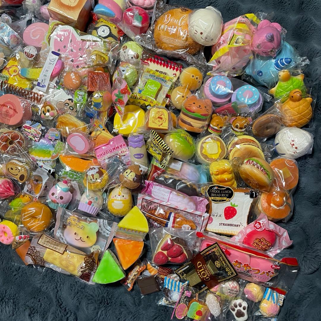 153個 スクイーズ 大量まとめ売り 153個 食べ物系 可愛い系 おもちゃ