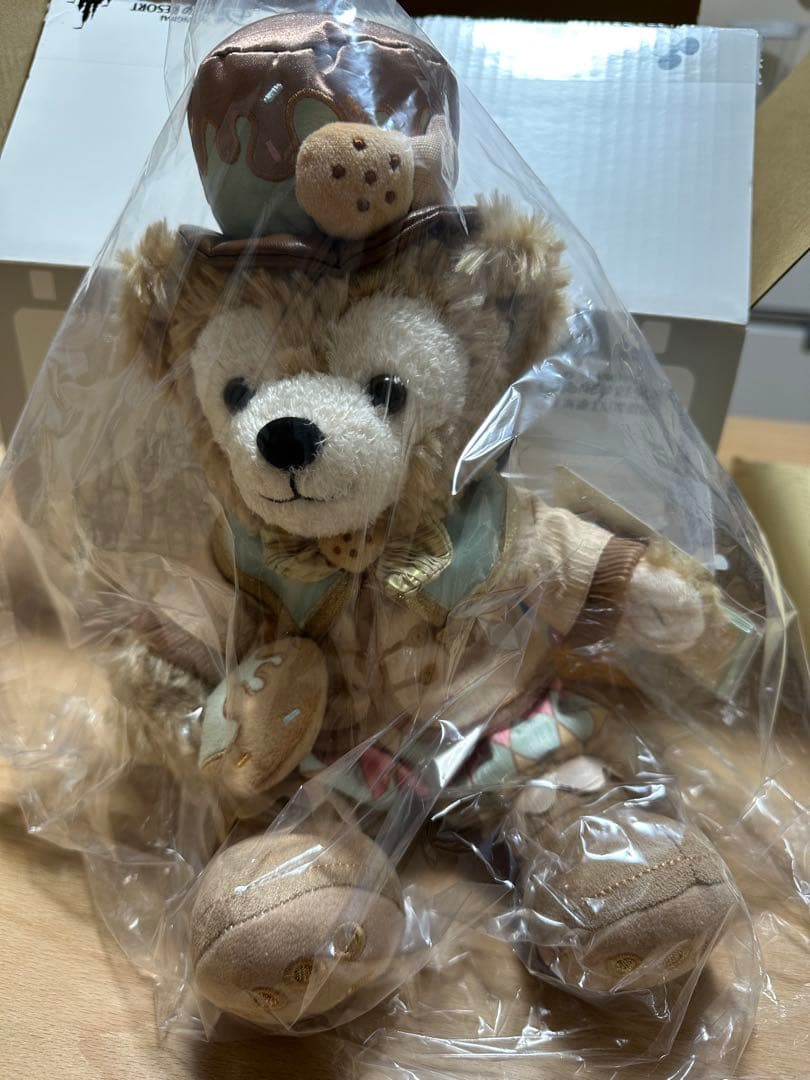 上海ディズニーランド　2025年ダッフィー ぬいぐるみ 21.5cm