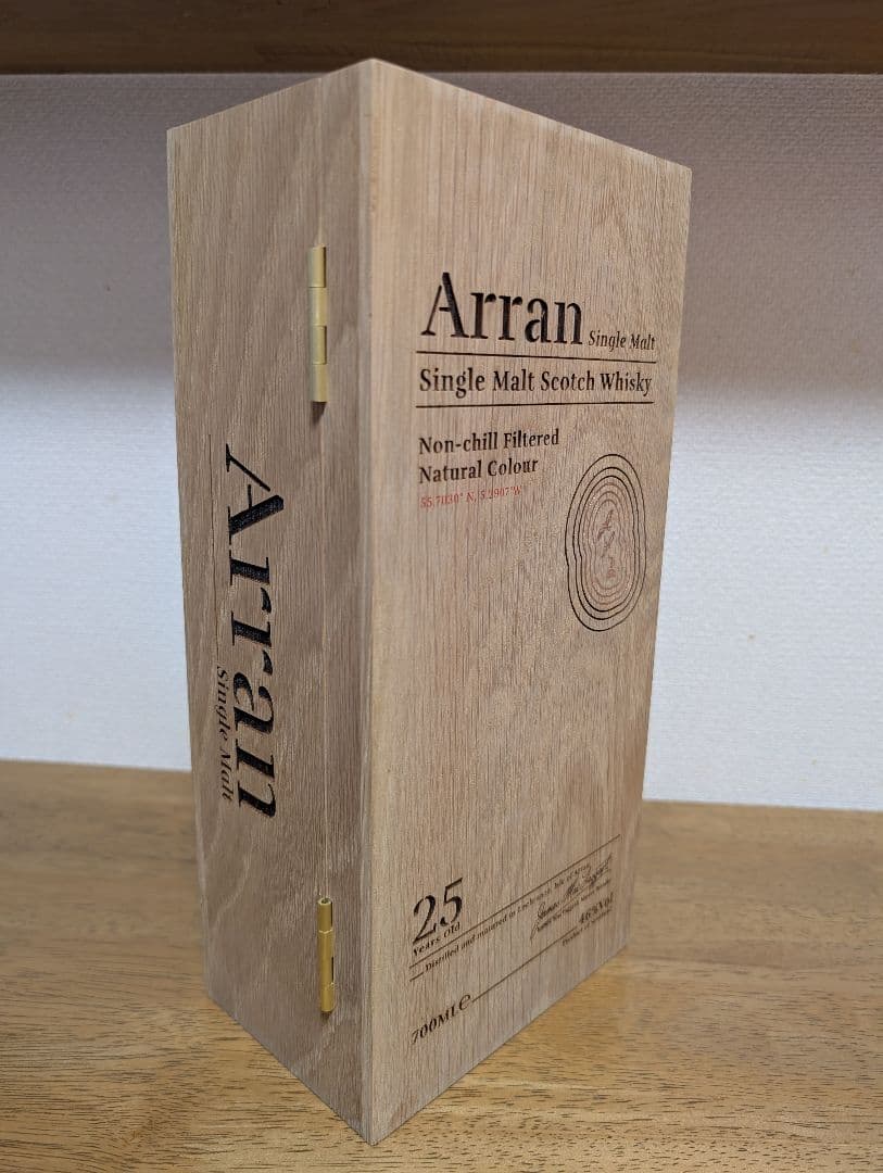 Arran 25年 シングルモルトスコッチウイスキー 700ml