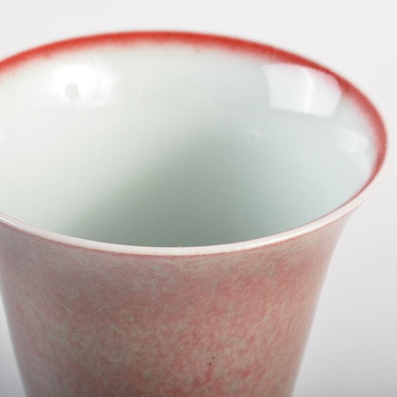 中国　缸豆紅釉　煎茶碗　杯　五客　C　R7791