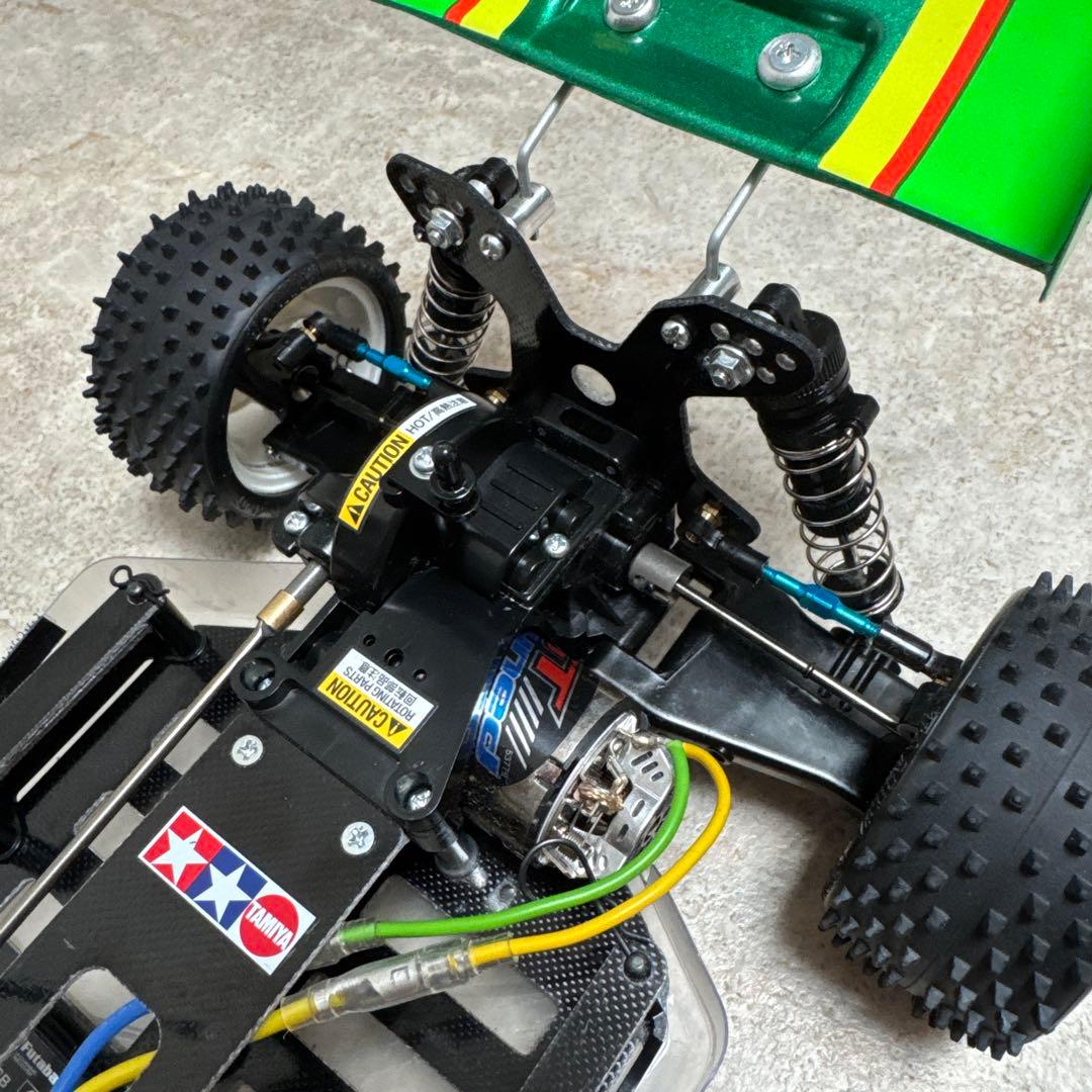 タミヤ 4WDバギー トップフォース(2017) メカ搭載済