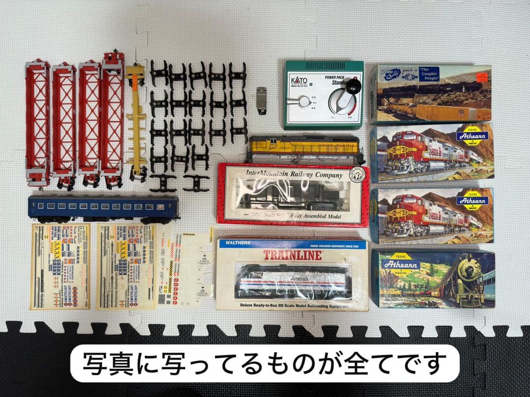 Kato Walthers Athearn 機関車、客車貨物HOゲージジャンク品