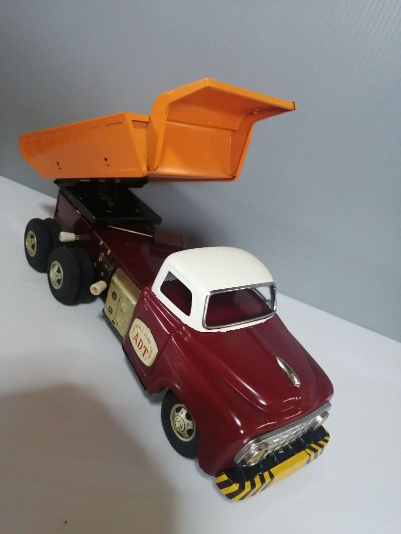 ダンプトラック & グラベルローダー　電動ブリキ　アルプス商事　日本製