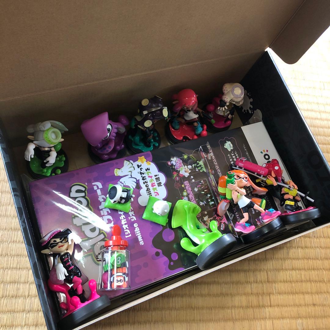 スプラトゥーン アミーボ9体＋ジオラマキット＋おまけ色々　スプラ箱付き！