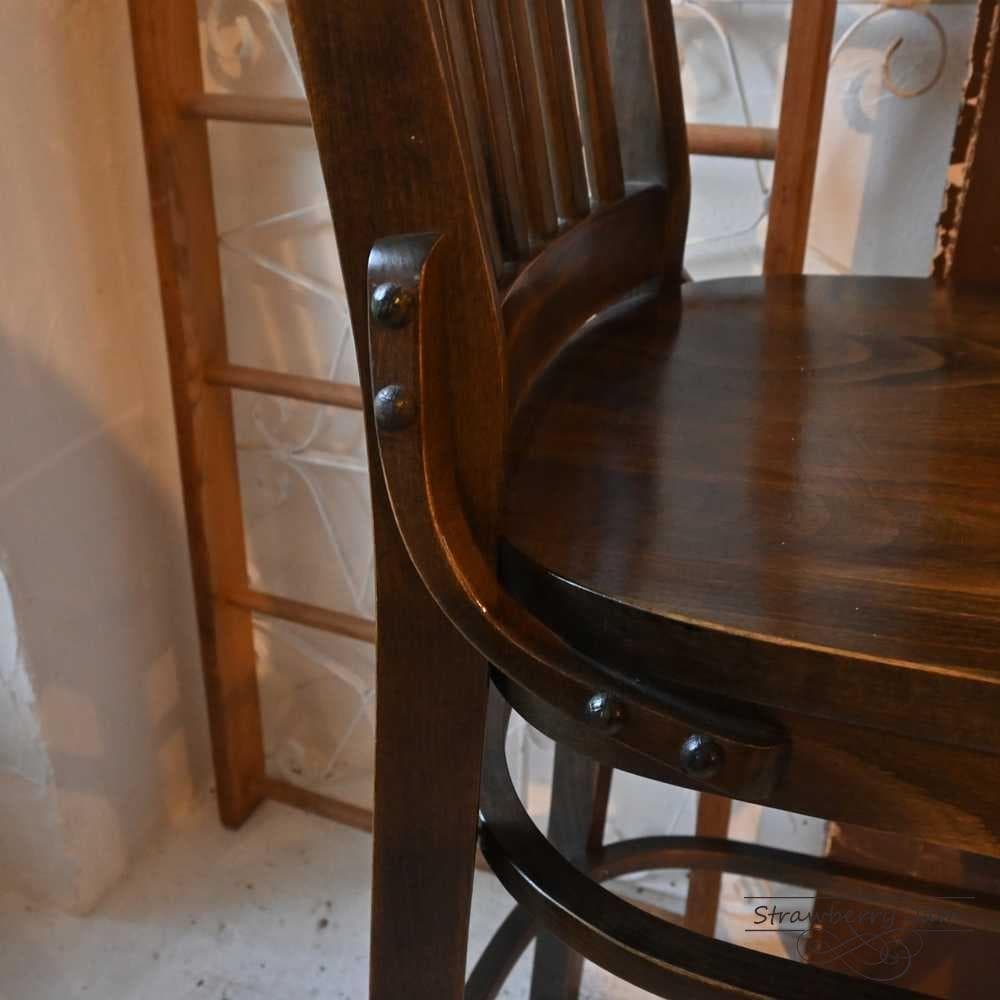 IFU-413-2 英国ヴィンテージ カウンターチェア ハイチェア BARチェア