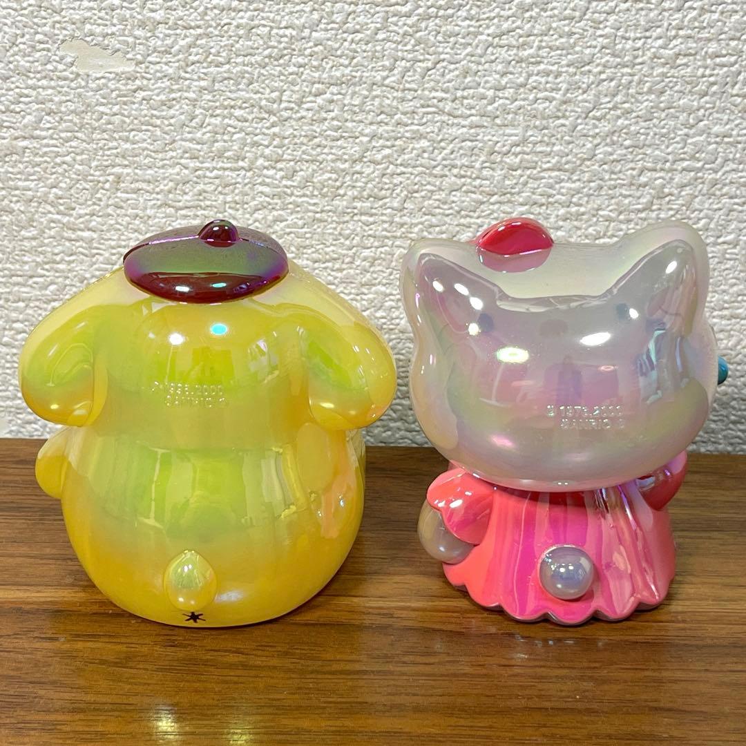サンリオ　ぴかぴかオルゴール　2種セット　 キティ、ポムポムプリン　2000年製