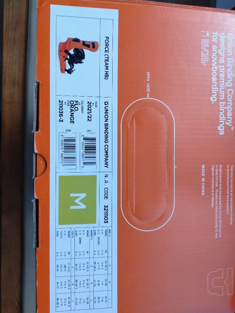 UNION FORCE ユニオンフォース オレンジ新品未使用21/22レア