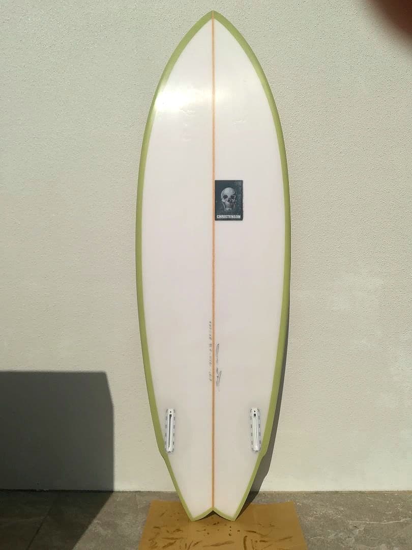 クリステンソン レーンスプリッター スワローテール 5'7ft フィン付き