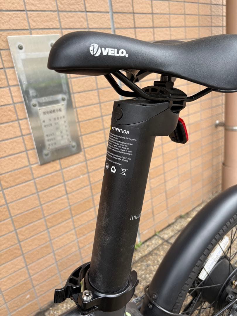 VELMO 折りたたみ自転車 グレー