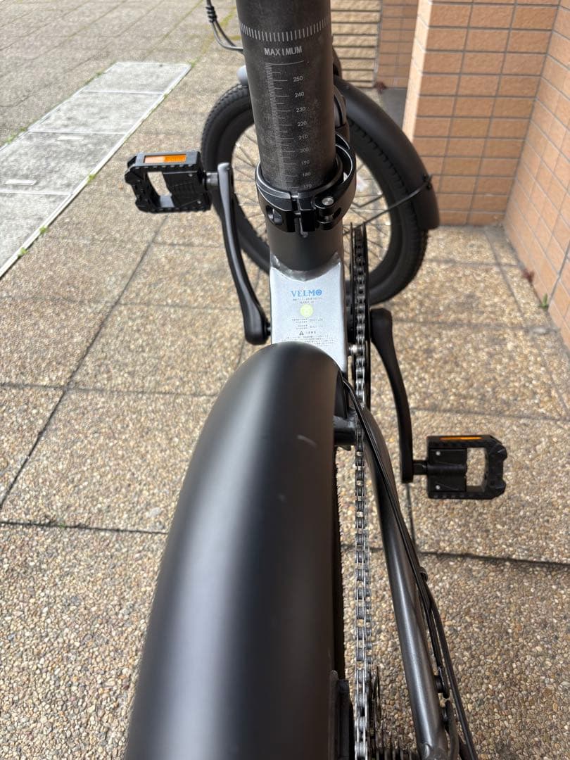 VELMO 折りたたみ自転車 グレー