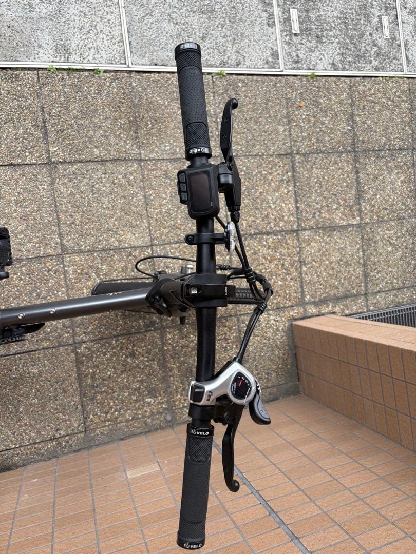 VELMO 折りたたみ自転車 グレー