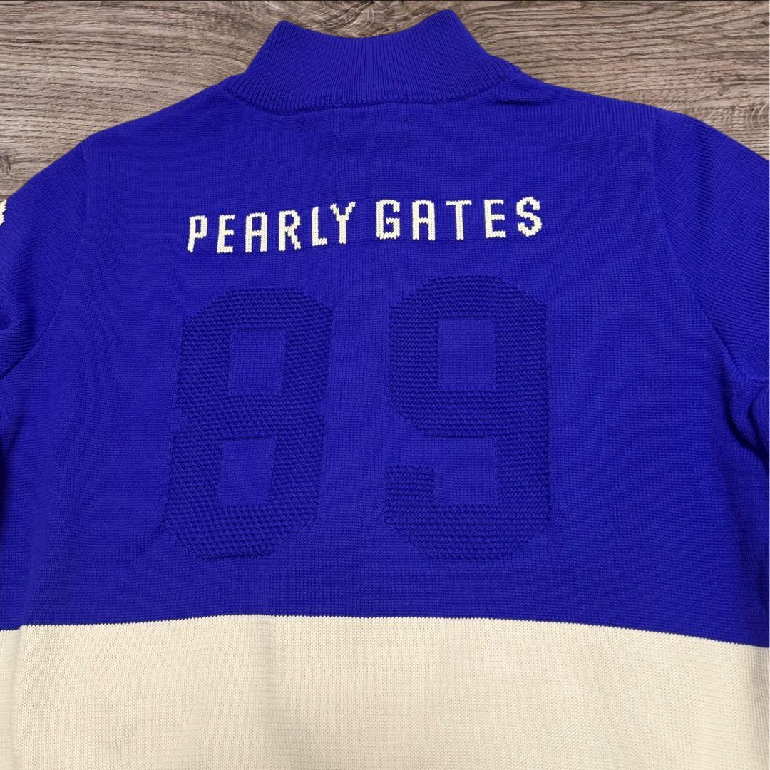 PEARLY GATESパーリーゲイツジップアップニットジャケットサイズ1美品