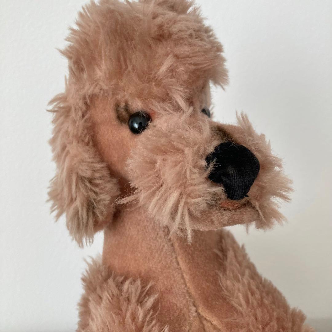 オールドシュタイフ　プードル　シュタイフ　ぬいぐるみ　ドイツ　ヴィンテージ