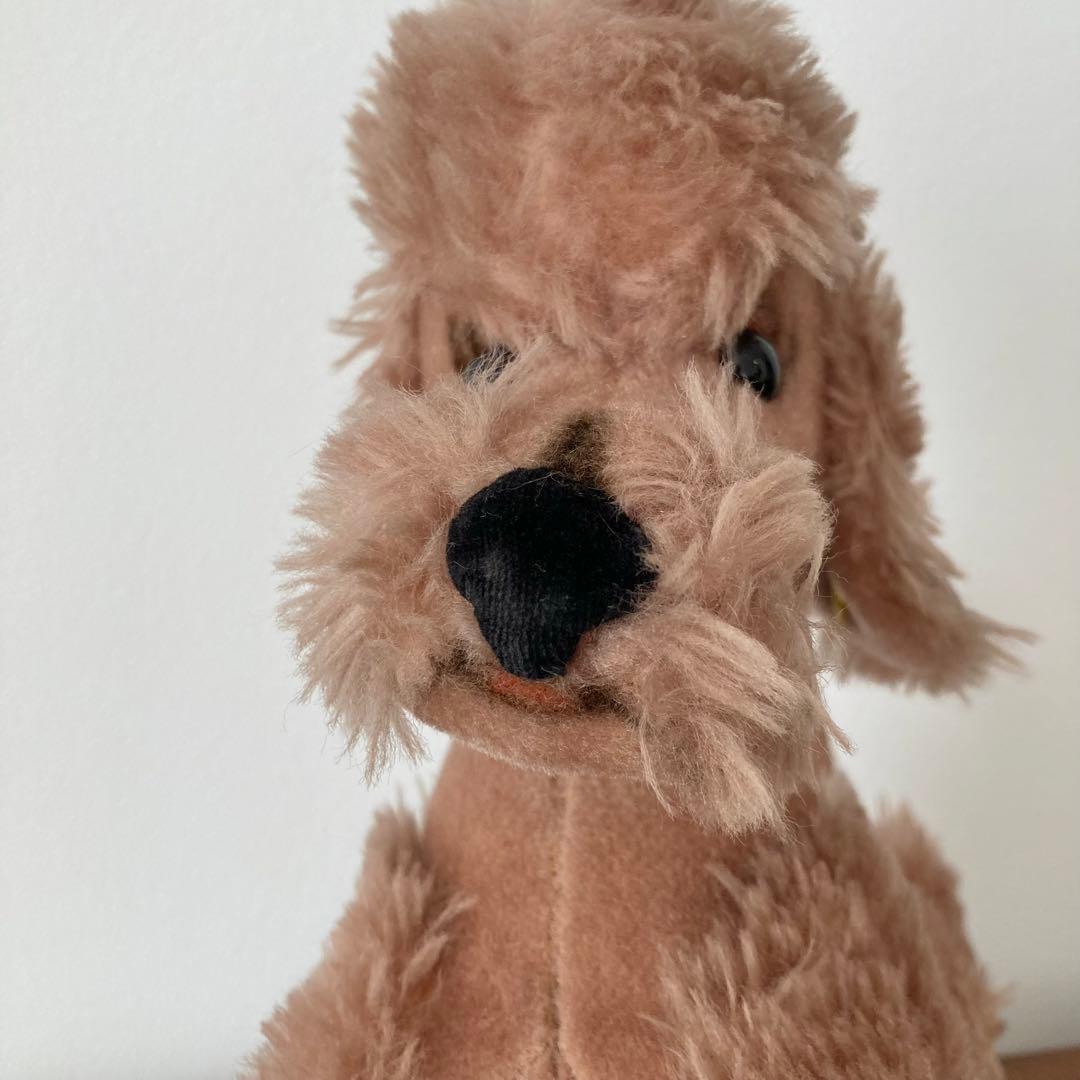 オールドシュタイフ　プードル　シュタイフ　ぬいぐるみ　ドイツ　ヴィンテージ