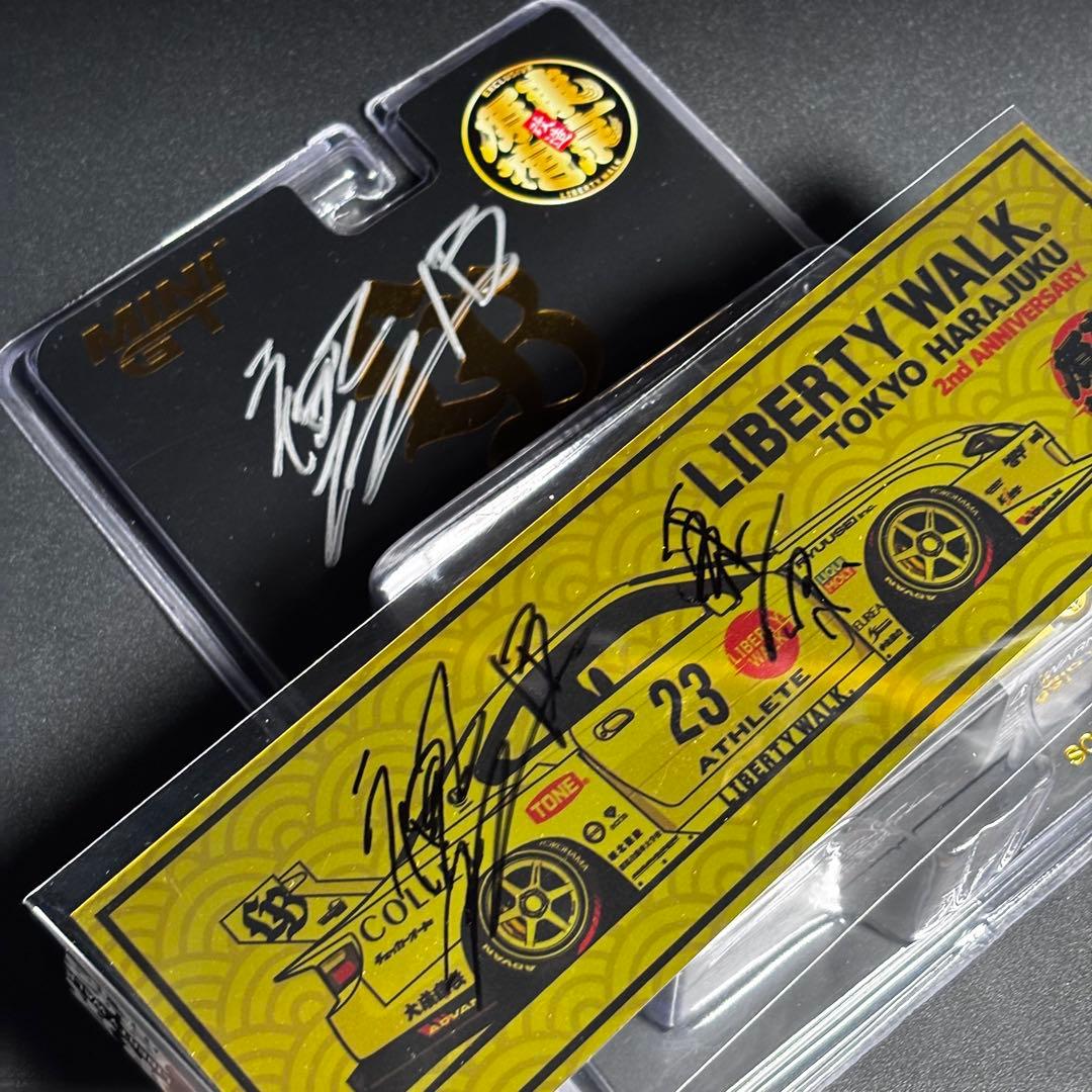 LBWK 原宿2周年 セット 加藤会長 直筆サイン S15ゴールド＋チケット