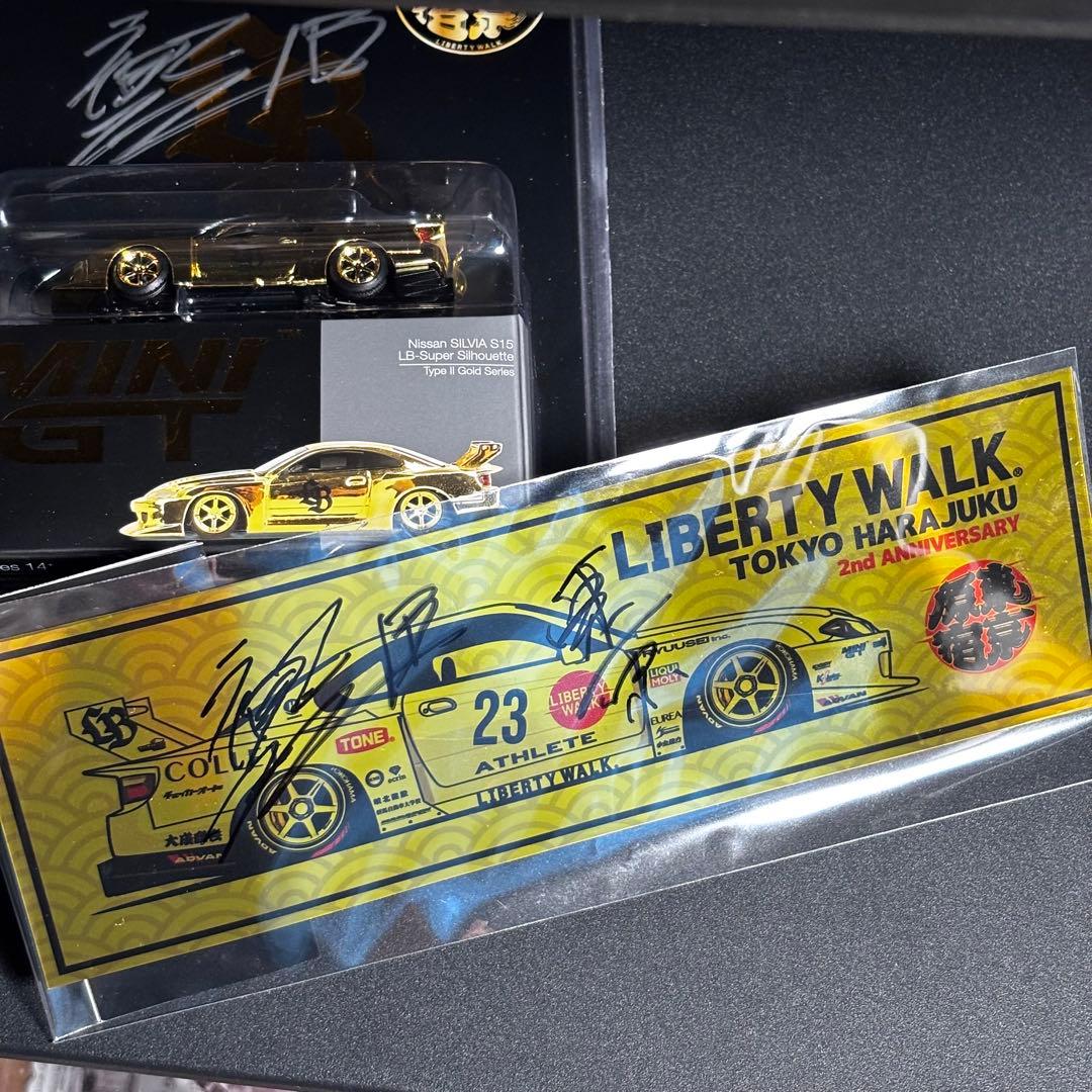 LBWK 原宿2周年 セット 加藤会長 直筆サイン S15ゴールド＋チケット