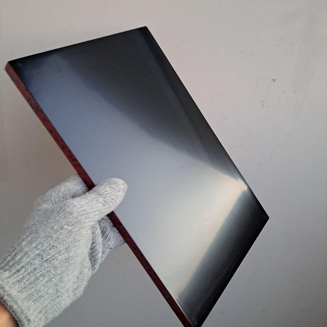 【津軽塗　尺1サイズ　長角卓上膳×1客】天然木製　唐塗\"赤上※1客分の価格表示