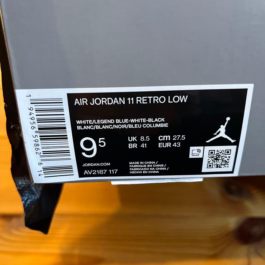 シューズ(男性用) Air Jordan 11 Retro Low 9.5