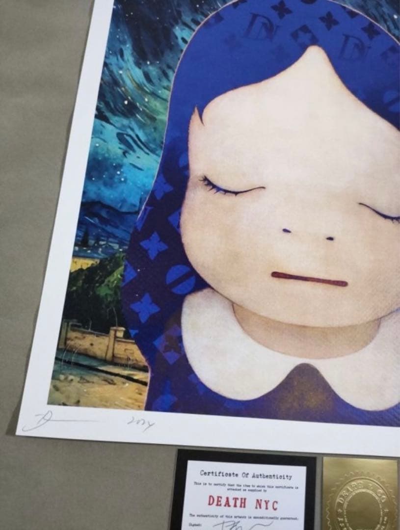 DEATH NYC 世界限定 現代アート 奈良美智 ロッタちゃん ゴッホ 星月夜