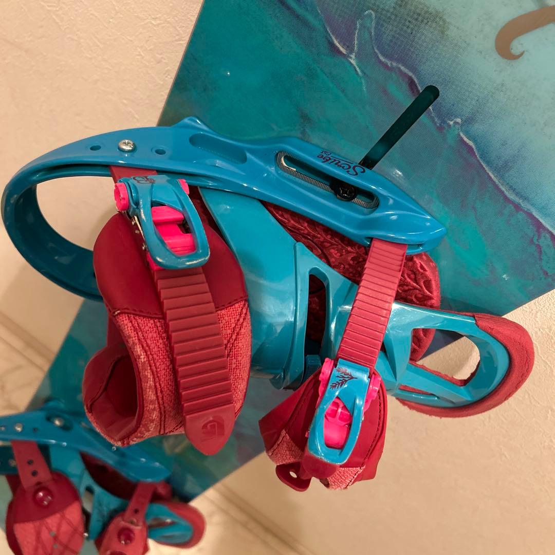 板 BURTON FEATHER 144 、ビン SCRIBE Mサイズ