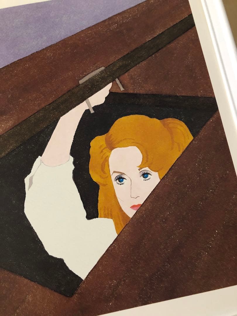 PK額装品 イラスト 和田誠 映画 終電車 カトリーヌドヌーヴ ポスター DVD