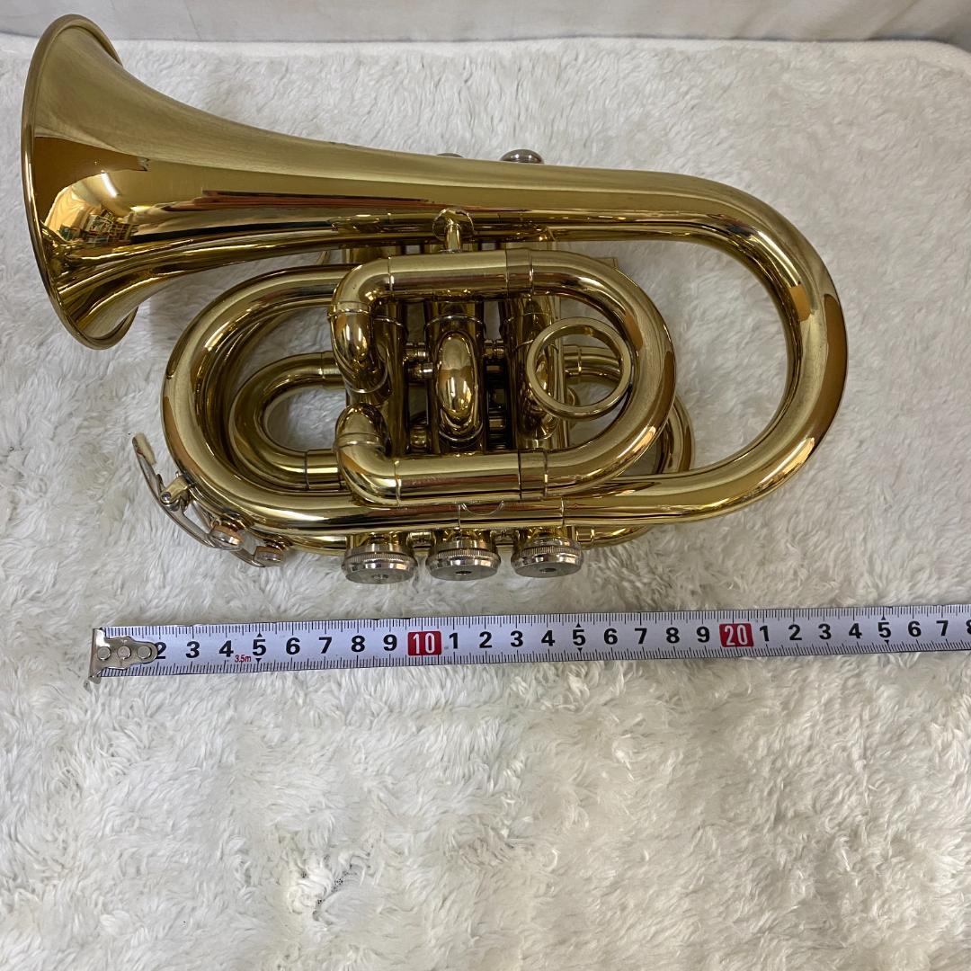 J. Michael ポケット トランペット 本体 ケース付き