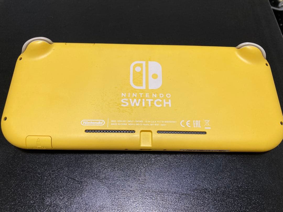 Nintendo Switch Lite イエロー　本体/画面不良有り