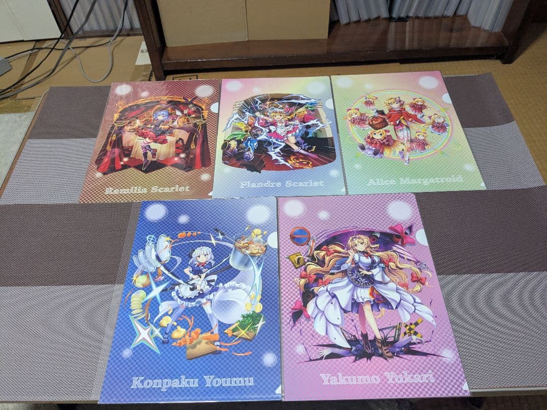 東方LostWord　dmmスクラッチWチャンス賞 A4クリアファイル全種セット