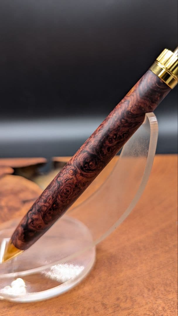 641超極上　ココボロ　瘤杢　木軸シャーペン　ボールペン