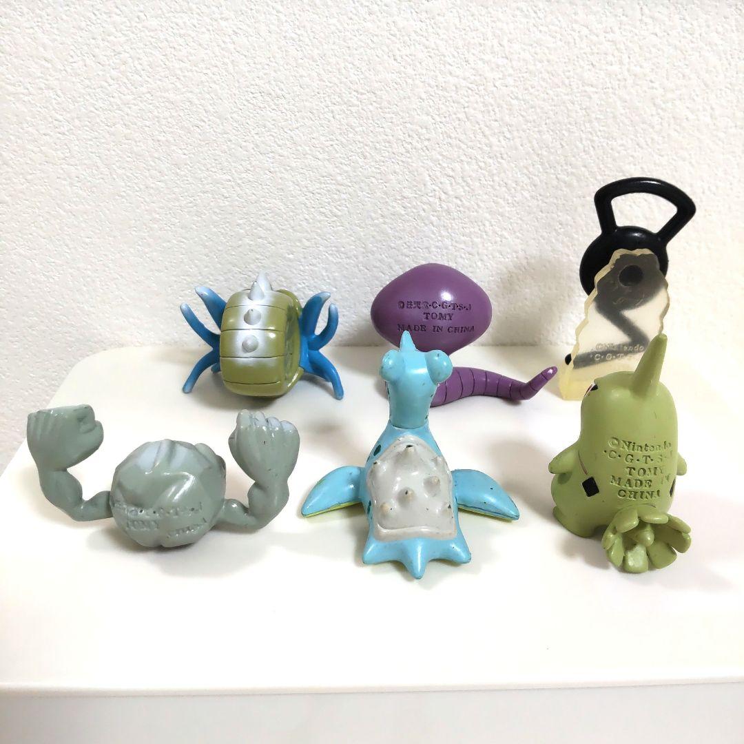 【当時物☆】中古品 ポケモン モンコレ 赤緑青金銀 ６体